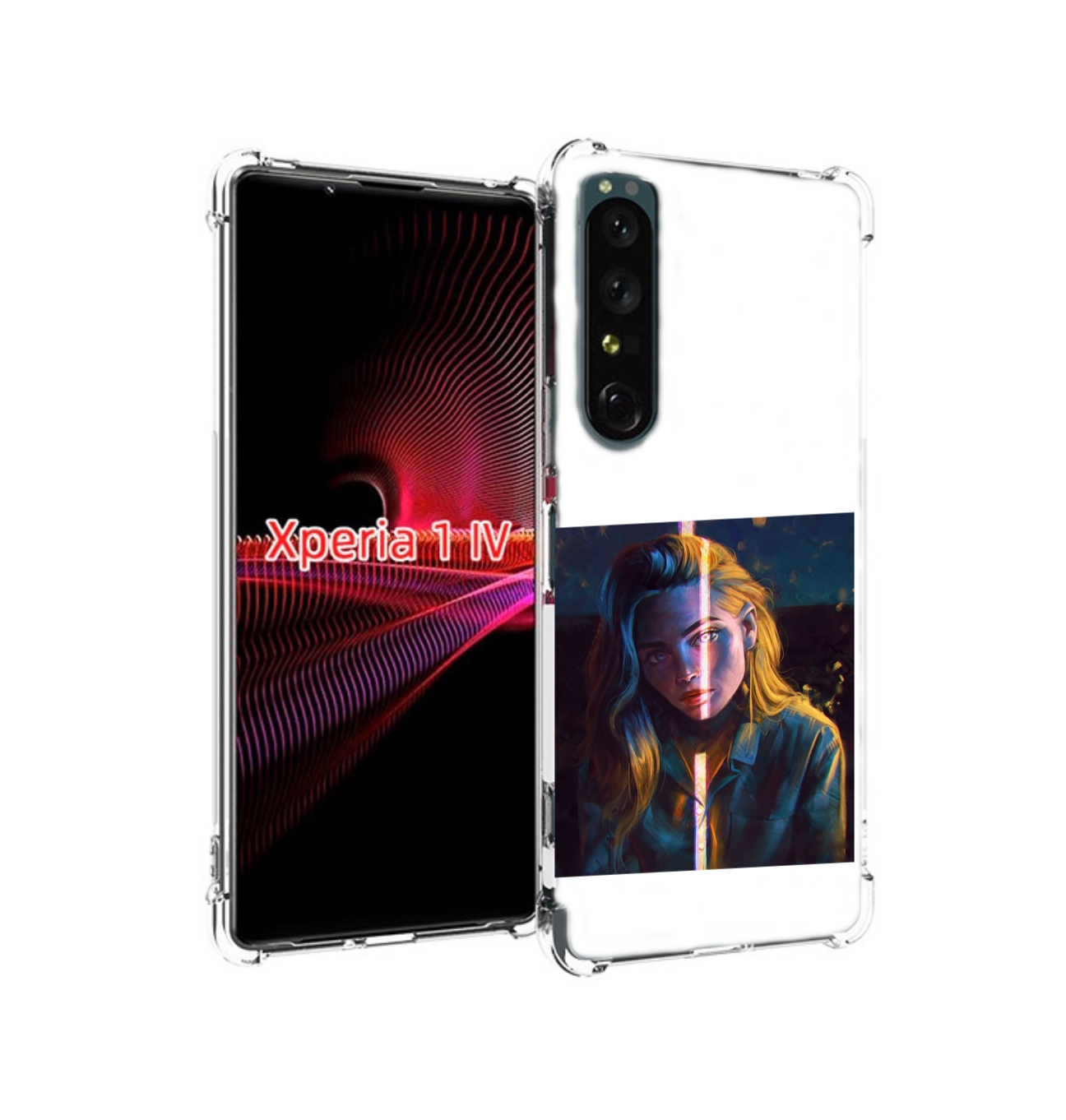 

Чехол накладка MyPads девушка-в-тени для Sony Xperia 1 IV, Прозрачный, Tocco