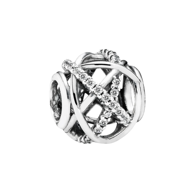 

Шарм из серебра с фианитом Pandora 791388CZ, 791388CZ