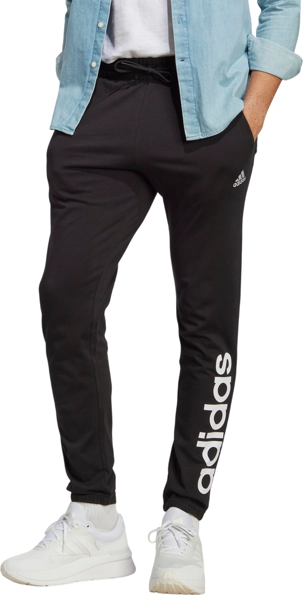 

Спортивные брюки мужские Adidas M LIN SJ TE PT черные M, Черный, M LIN SJ TE PT