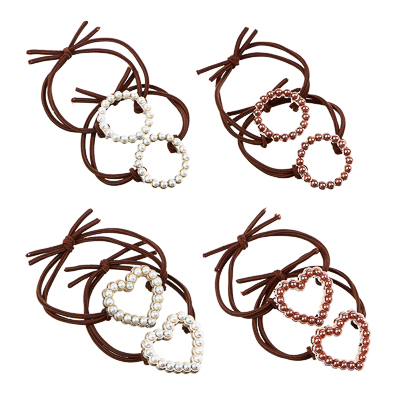 

BERIOTTI Набор резинок для волос жемчуг 2шт, d5см, полиэстер, пластик, 2 дизайна, 322-255