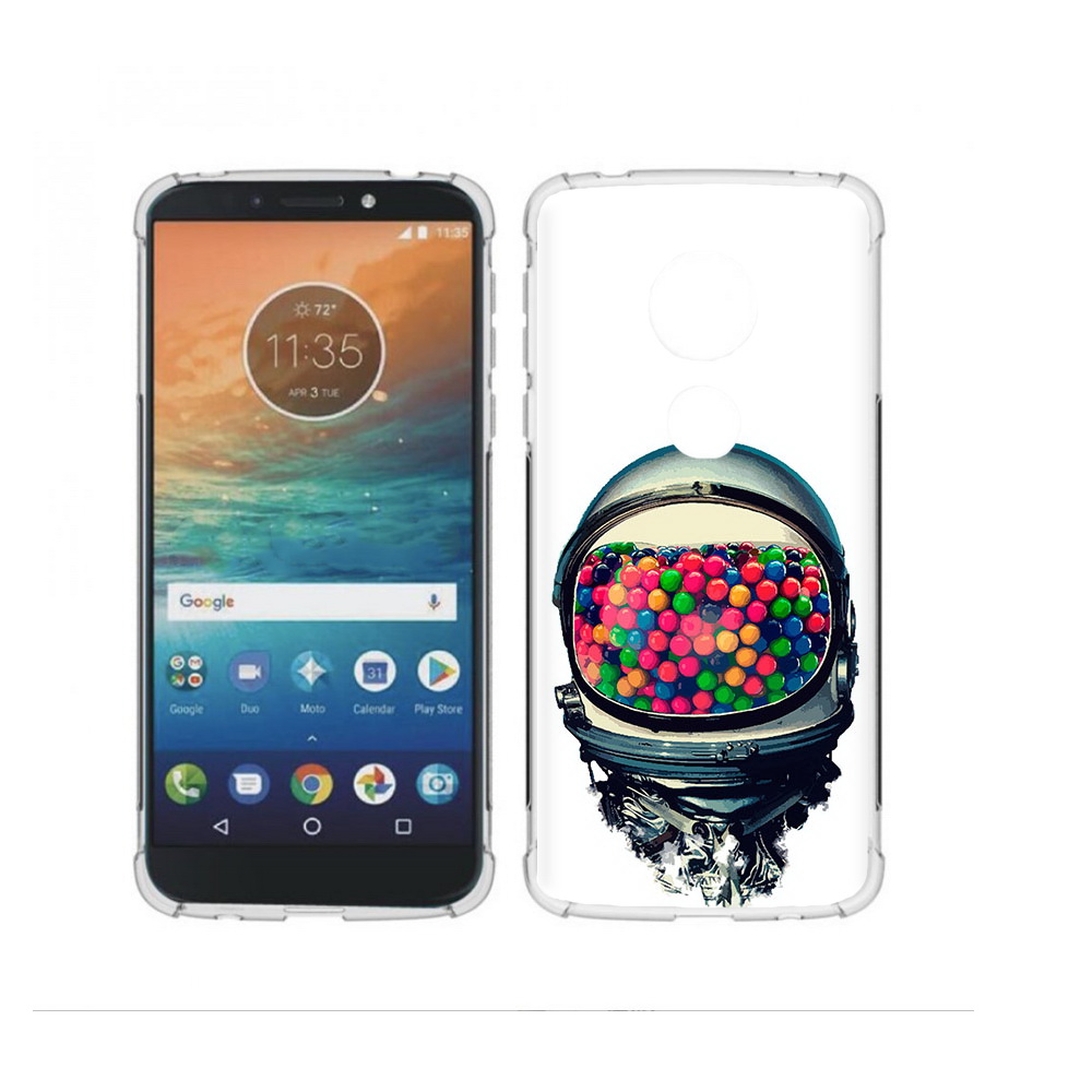 

Чехол MyPads Tocco для Motorola Moto G4 Play шлем космонавта (PT115793.374.700), Прозрачный, Tocco