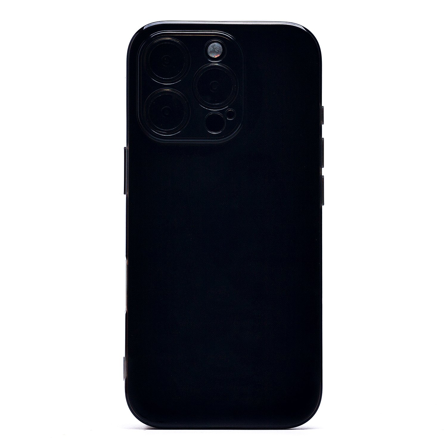 

Чехол iPhone 16 Pro силиконовый ультратонкий <прозрачно-черный>