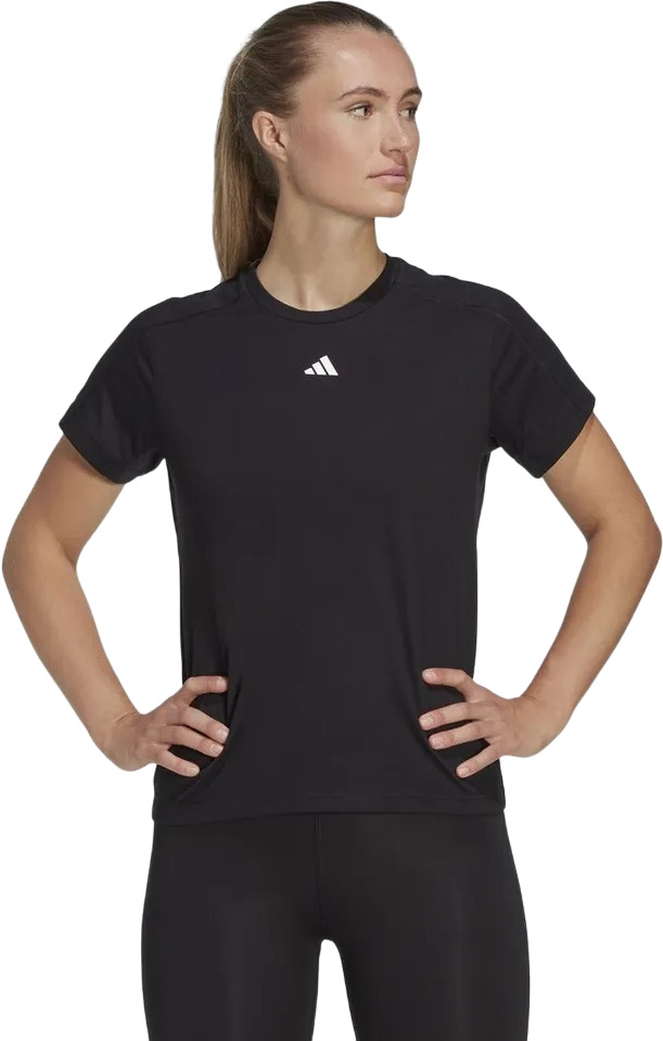 

Футболка женская Adidas TR-ES CREW T черная L, Черный, TR-ES CREW T