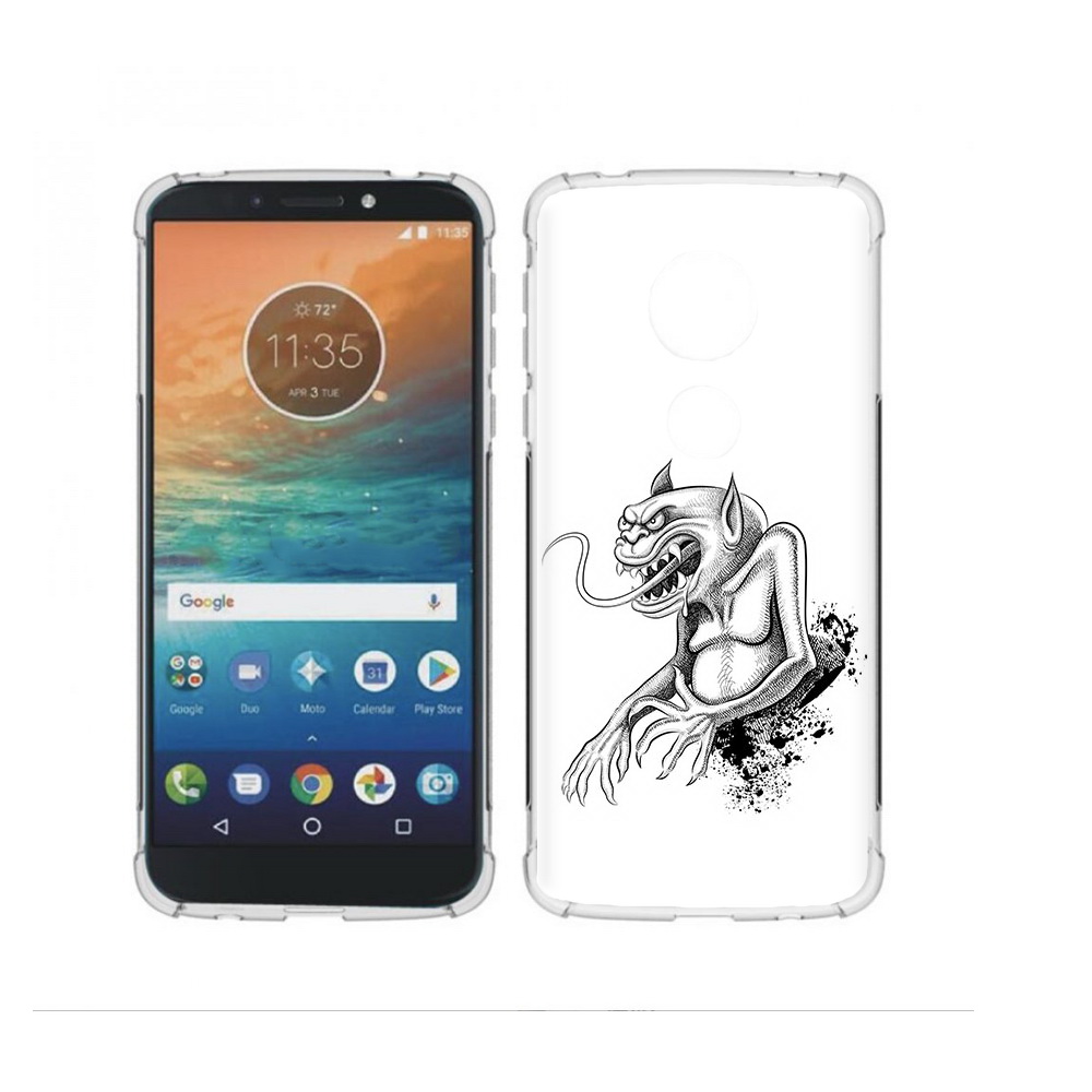 

Чехол MyPads Tocco для Motorola Moto G4 Play чорт (PT115793.374.692), Прозрачный, Tocco