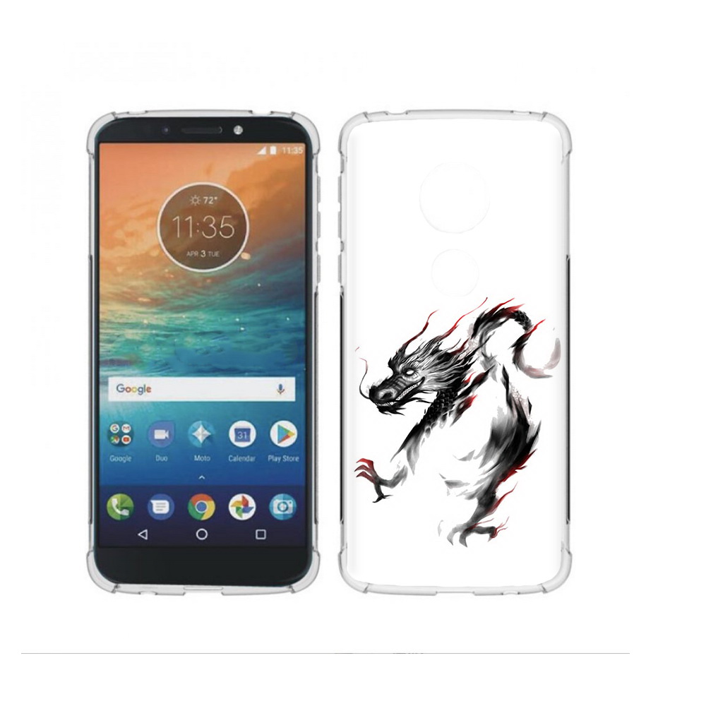 

Чехол MyPads Tocco для Motorola Moto G4 Play черный дракон (PT115793.374.690), Прозрачный, Tocco
