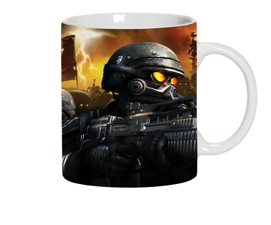 

Кружка CoolPodarok killzone 2 Солдаты Знамя Противогазы