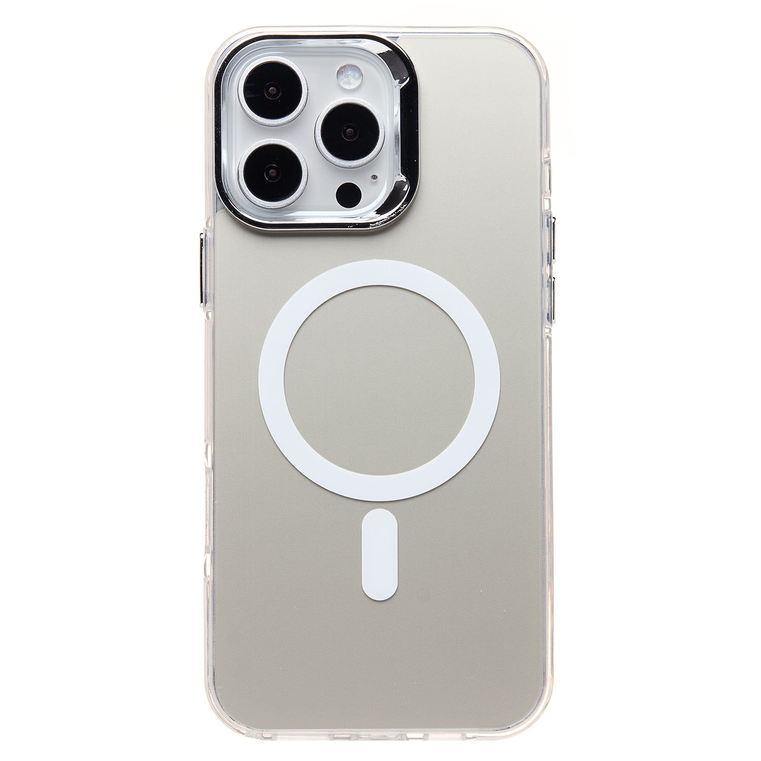 

Чехол iPhone 16 Pro Max силиконовый MagSafe 5 <белый>
