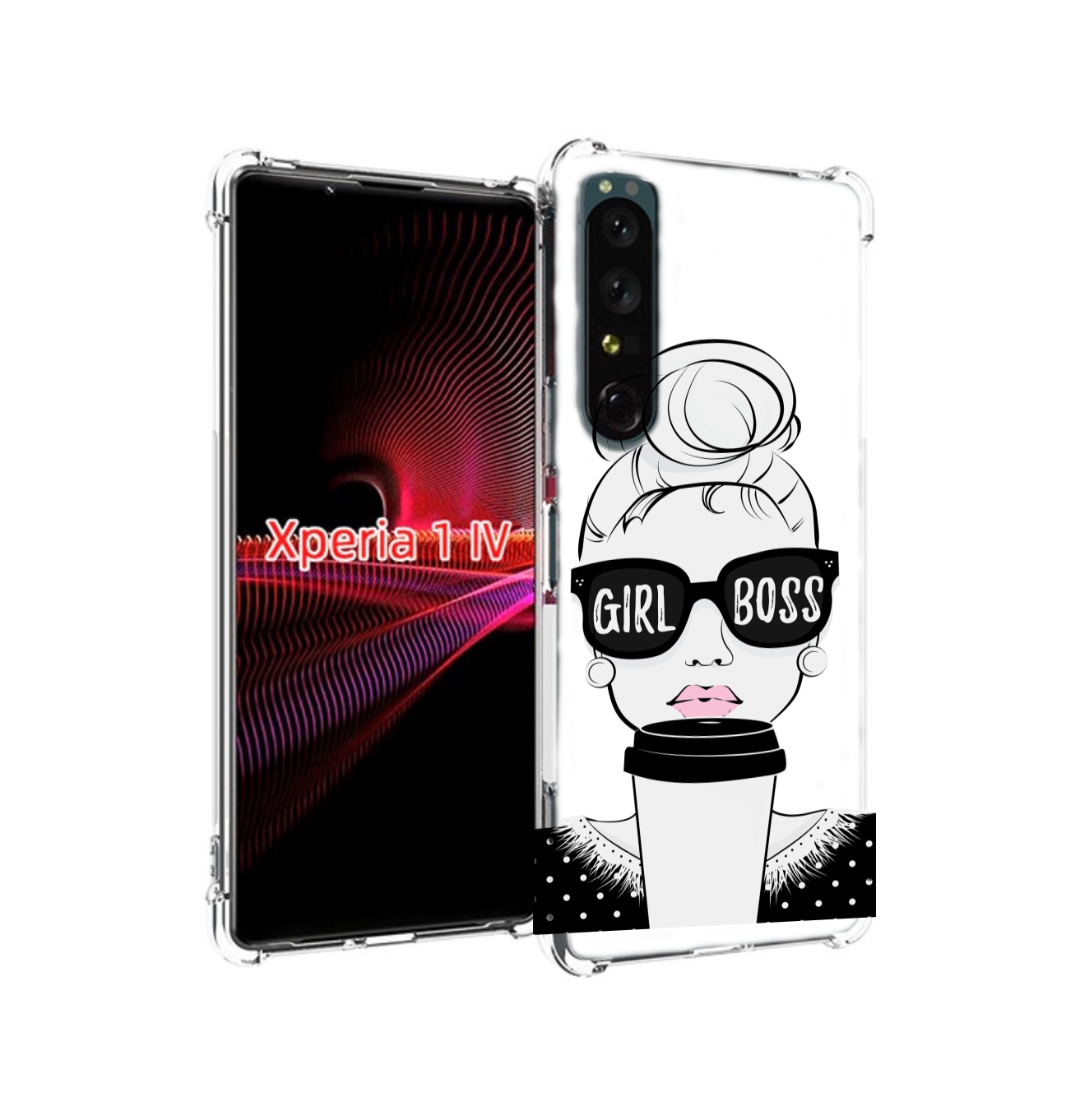 

Чехол накладка MyPads девушка-босс женский для Sony Xperia 1 IV, Прозрачный, Tocco