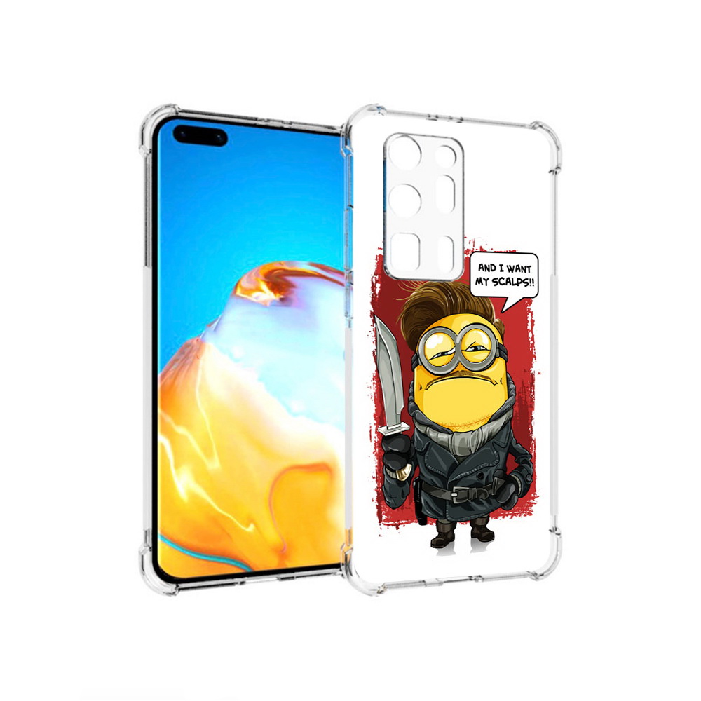 

Чехол MyPads Tocco для Huawei P40 Pro+ миньон убийца, Прозрачный, Tocco