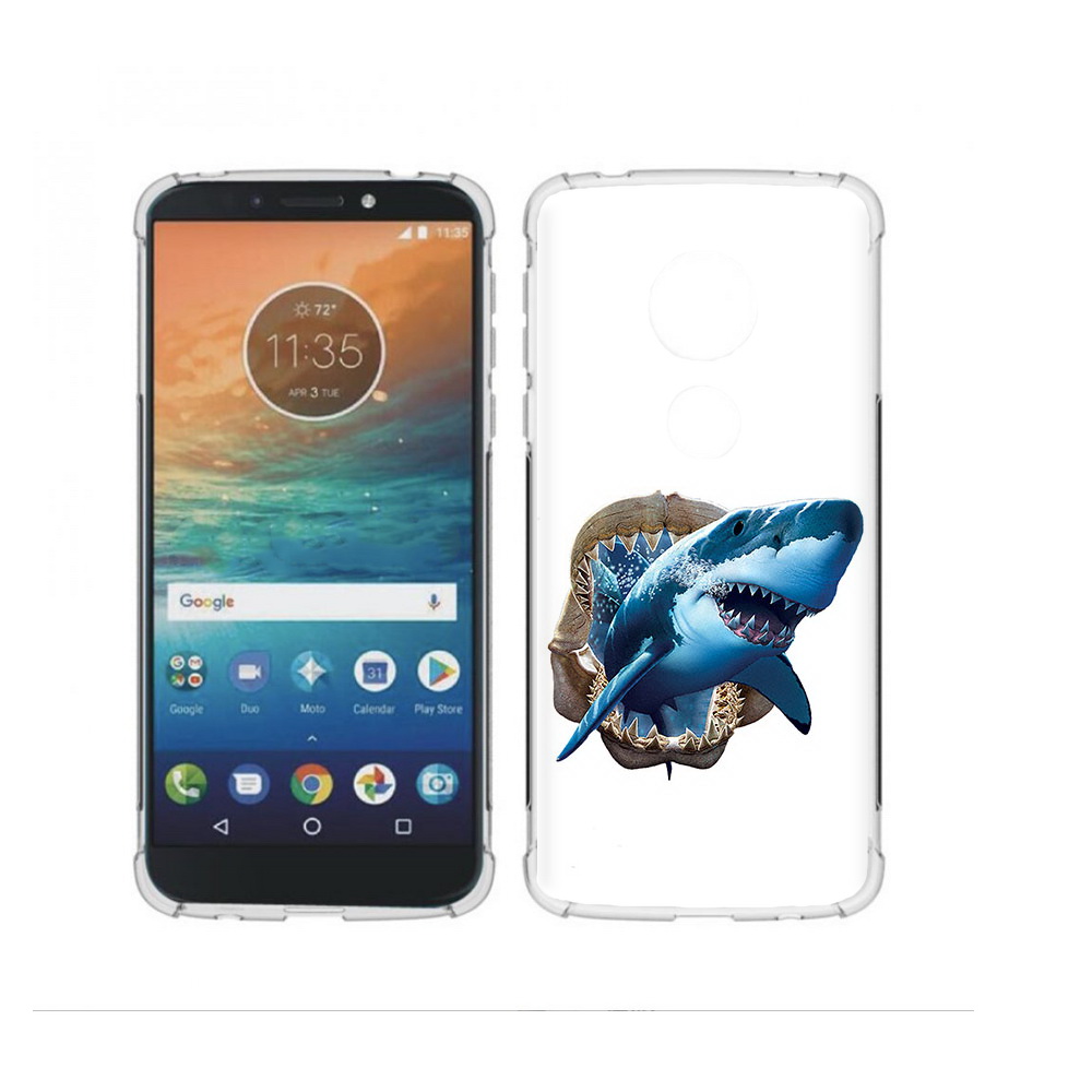 

Чехол MyPads Tocco для Motorola Moto G4 Play челюсти (PT115793.374.675), Прозрачный, Tocco