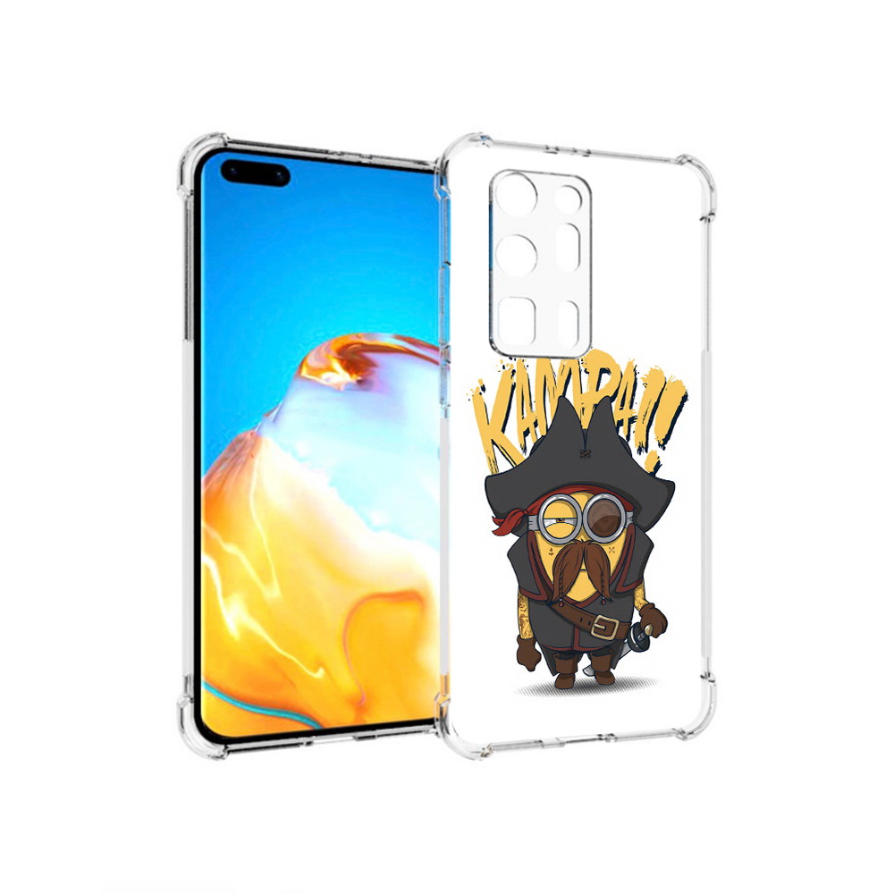Чехол MyPads Tocco для Huawei P40 Pro+ миньон пират