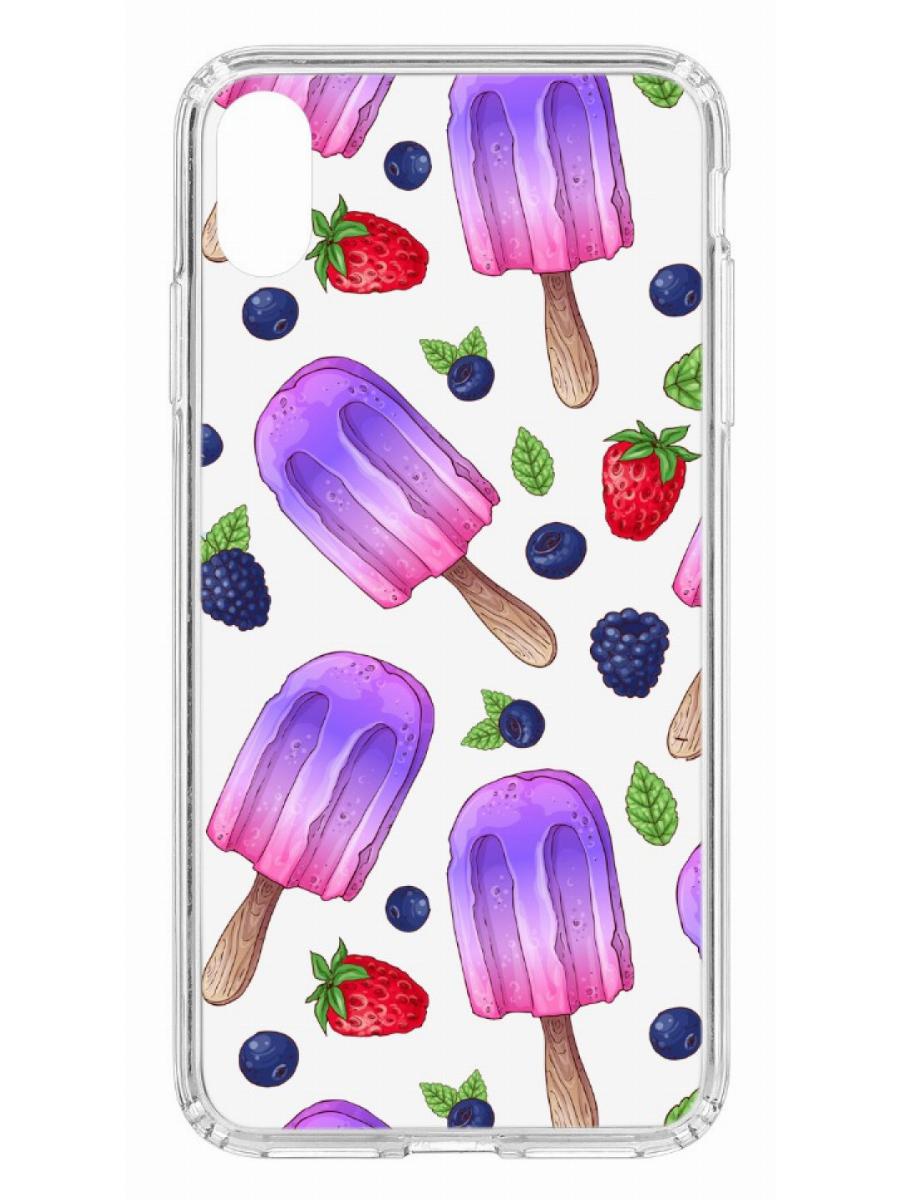 фото Чехол для apple iphone xs max kruche print ice cream кruче