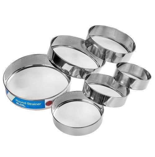 фото Набор сит round strainer 6 шт (24см; 21см; 19см; 17см; 15см; 13см) nobrand