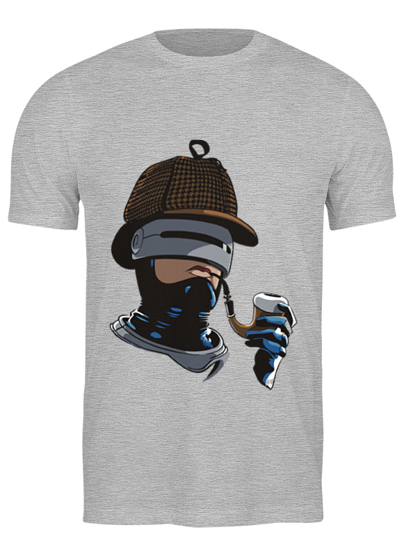 

Футболка мужская Printio Robo holmes серая 3XL, Серый, Robo holmes