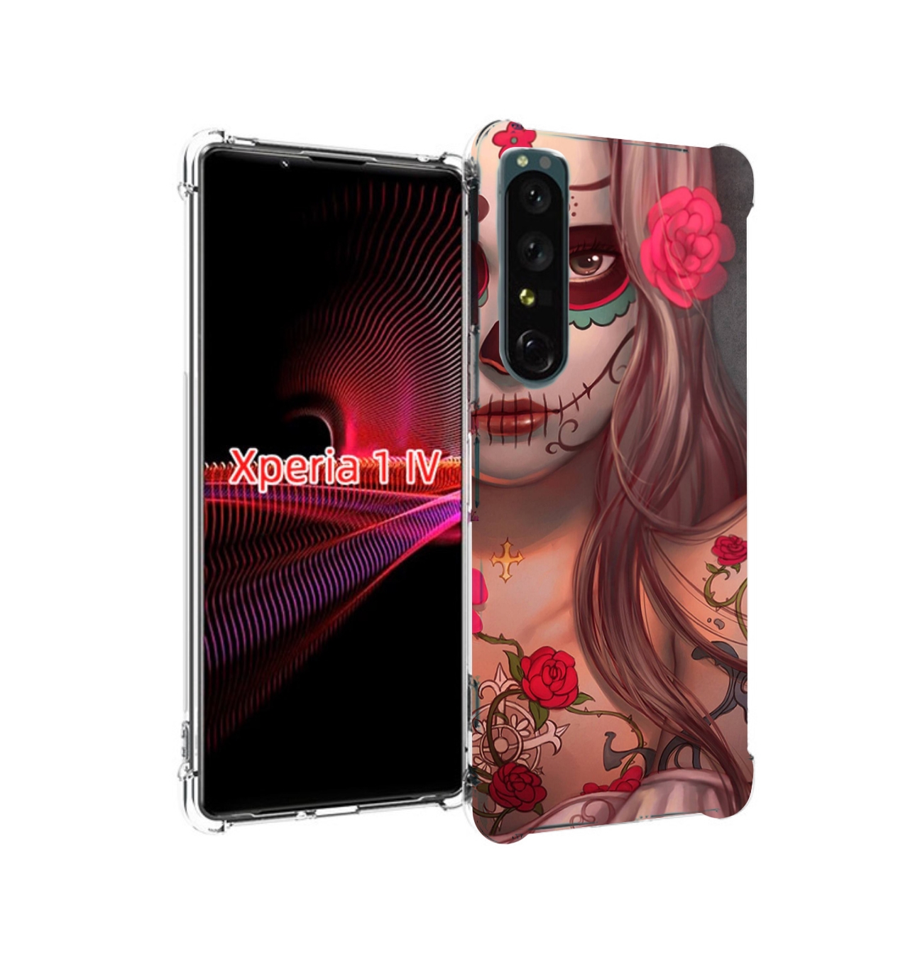 

Чехол накладка MyPads девочка в рисунках для Sony Xperia 1 IV, Прозрачный, Tocco