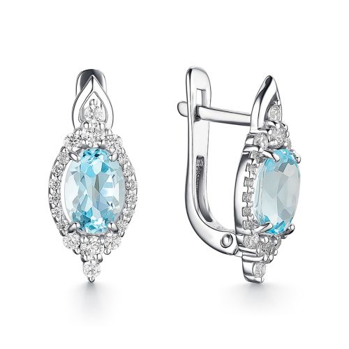 

Серьги из серебра с топазом Dewi 901028036, 901028036