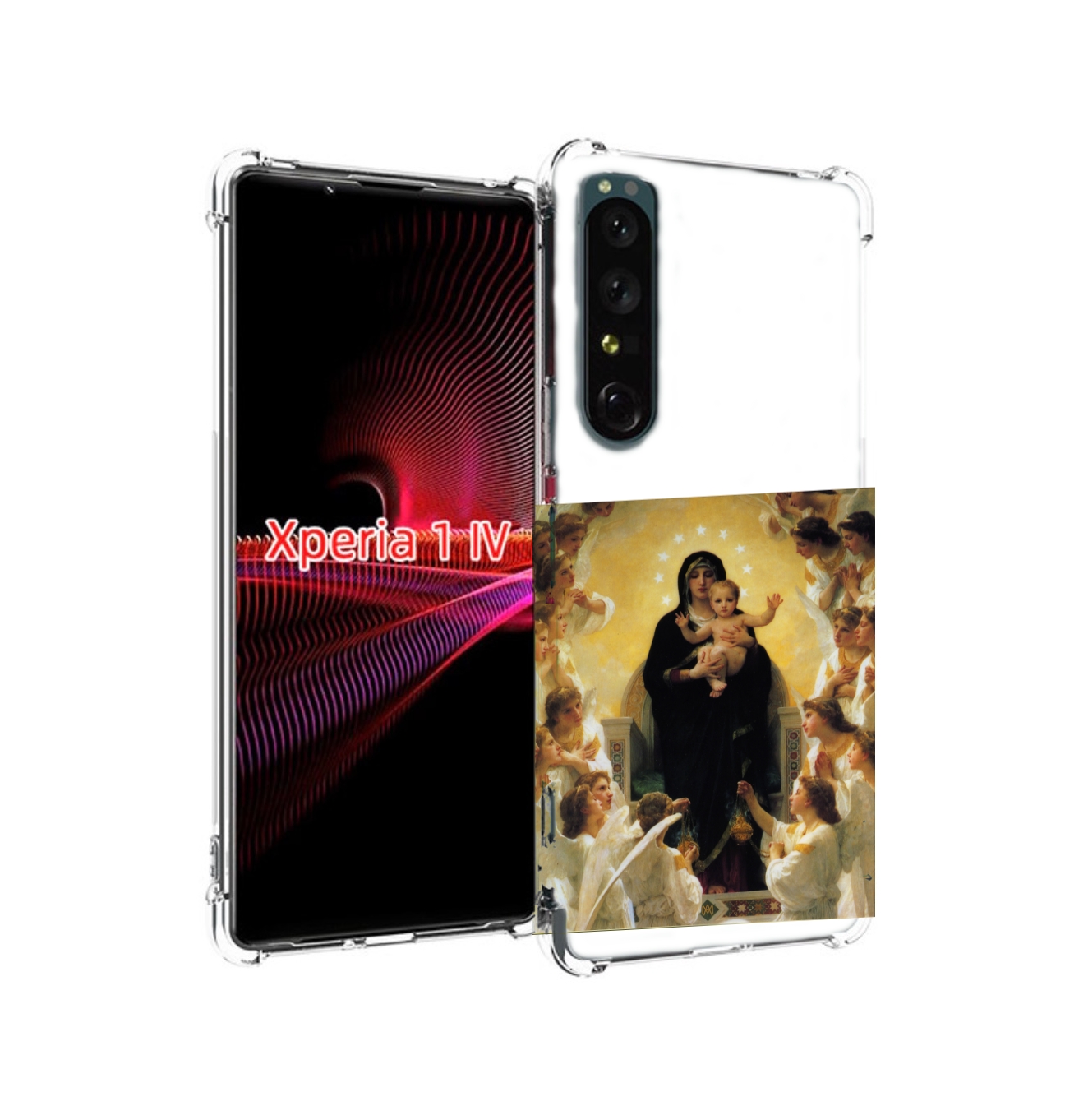 

Чехол накладка MyPads дева-мария для Sony Xperia 1 IV, Прозрачный, Tocco