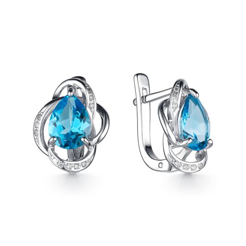

Серьги из серебра с топазом Dewi 901028032, 901028032