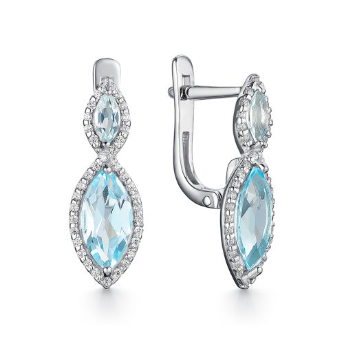 

Серьги из серебра с топазом Dewi 901028026, 901028026