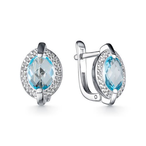 

Серьги из серебра с топазом Dewi 901028024, 901028024