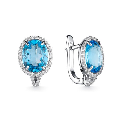 

Серьги из серебра с топазом Dewi 901028023, 901028023