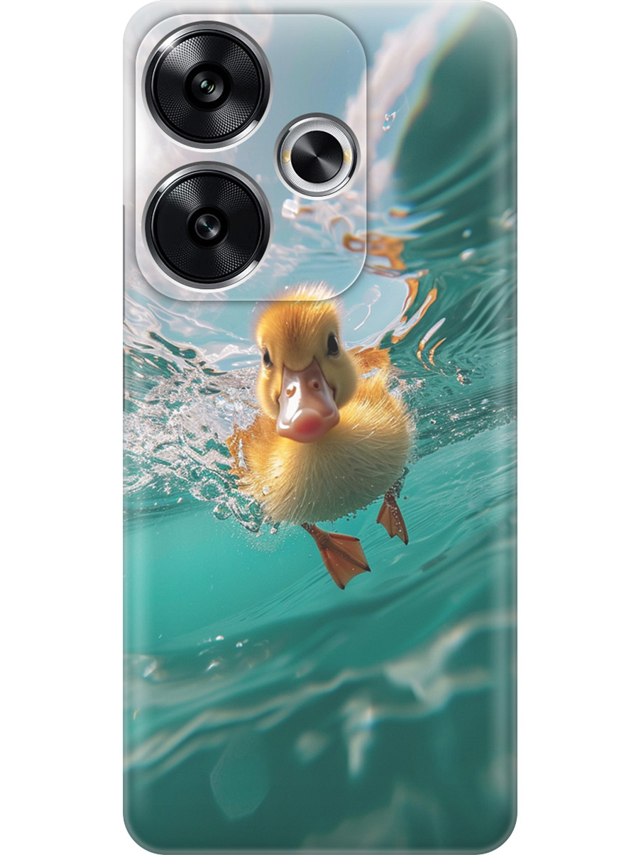 

Силиконовый чехол на Xiaomi Redmi Turbo 3 / Poco F6 с принтом "Подводный утенок", Прозрачный;голубой;желтый, 783980812