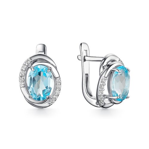 

Серьги из серебра с топазом Dewi 901028019, 901028019