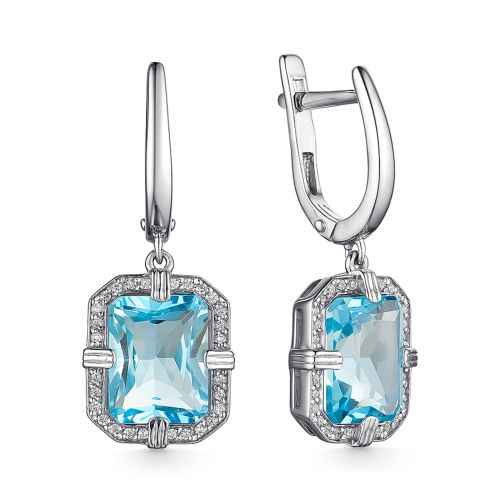 

Серьги из серебра с топазом Dewi 901028012, 901028012