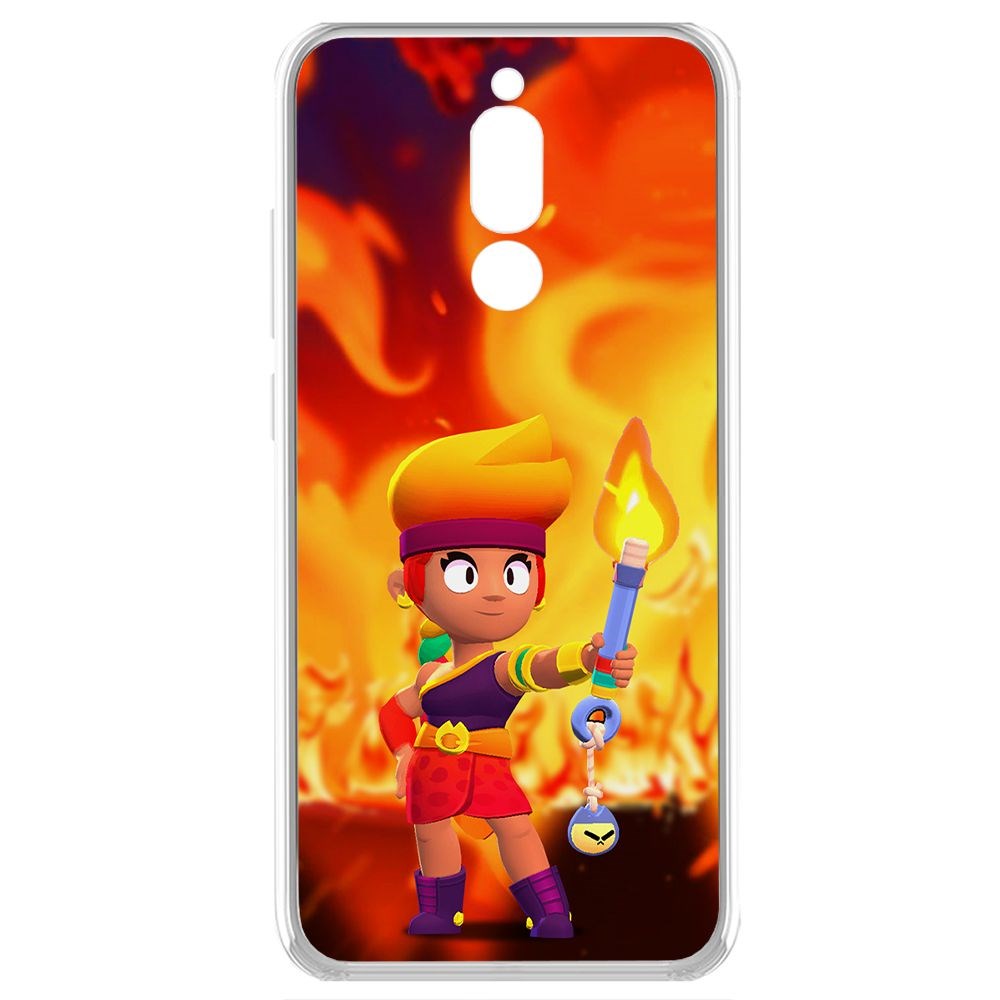 

Чехол-накладка Brawl Stars-Амбер для Xiaomi Redmi 8, Прозрачный