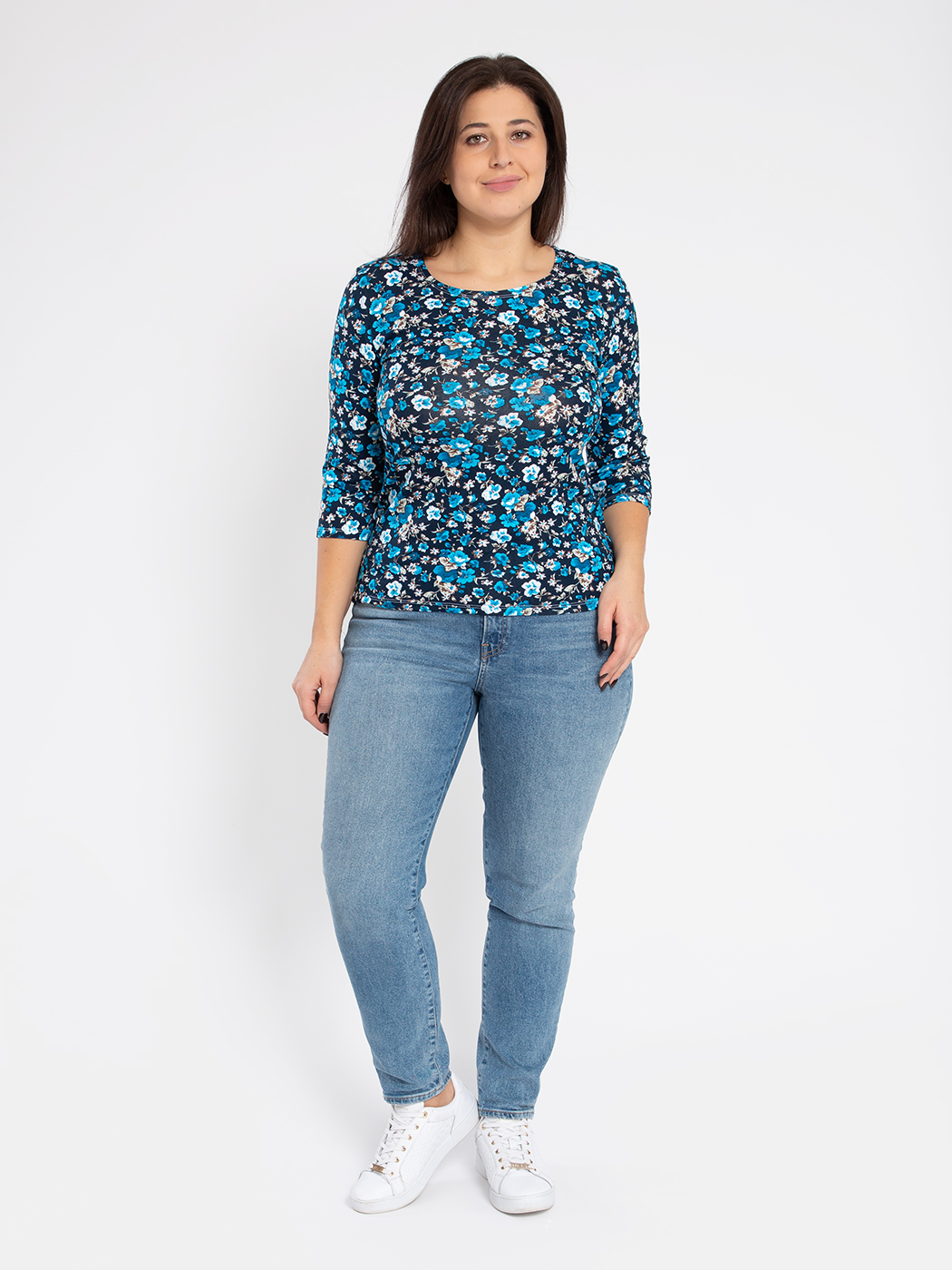 

Лонгслив женский Magic Lady cl1306_c1001 бирюзовый 58 RU, cl1306_c1001