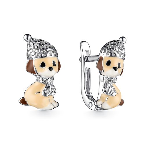 

Серьги из серебра с эмалью DEWI KIDS 901022265, 901022265