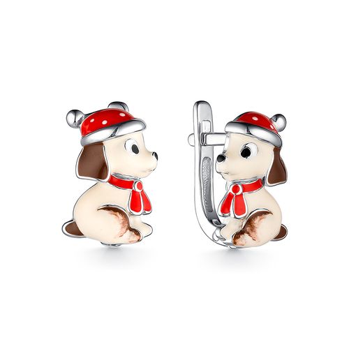 

Серьги из серебра с эмалью DEWI KIDS 901022264, 901022264