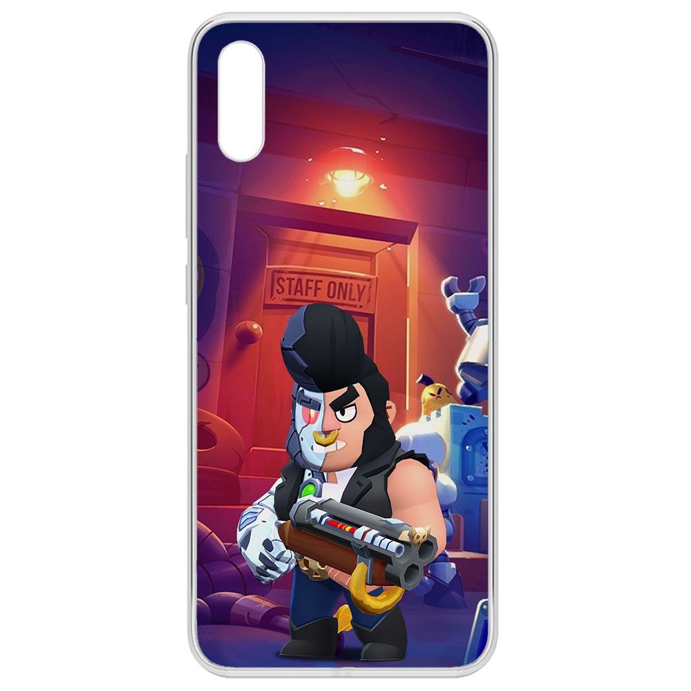 

Чехол-накладка Brawl Stars-Б-800 для Xiaomi Redmi 9A, Прозрачный