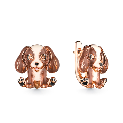 

Серьги из серебра с фианитом DEWI KIDS 901022202, 901022202
