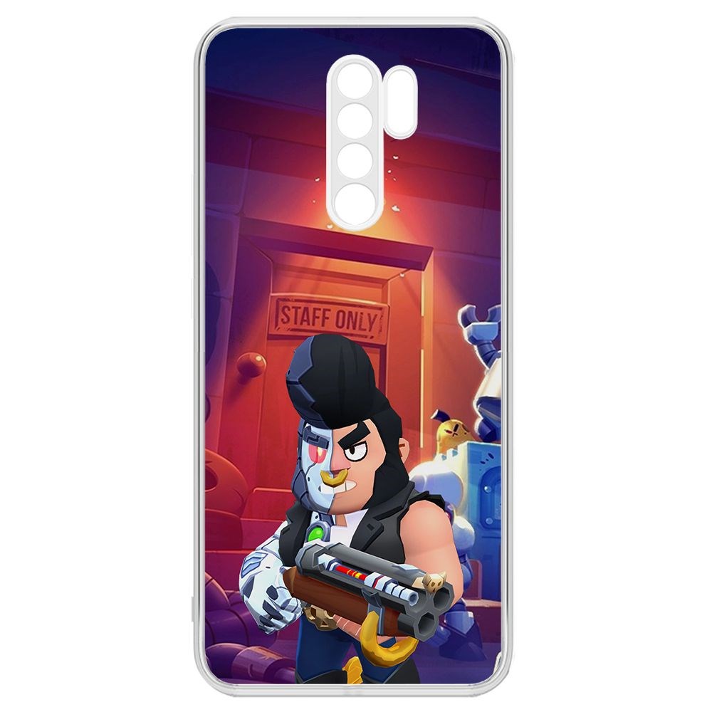 Чехол-накладка Brawl Stars-Б-800 для Xiaomi Redmi 9
