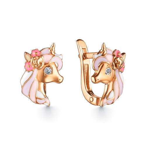 

Серьги из серебра с фианитом DEWI KIDS 901022098, 901022098