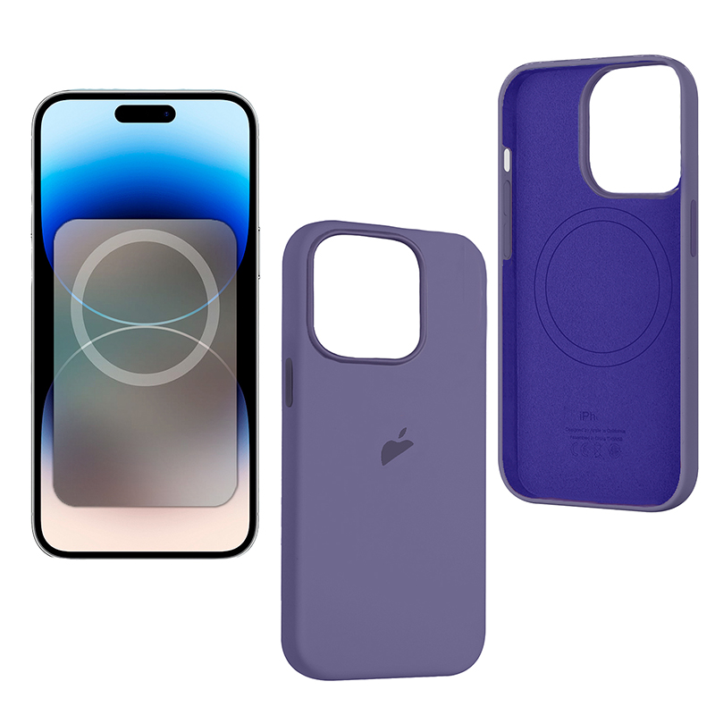 

Чехол для iPhone 14 Silicon Case Iris c LOGO (IS966214), Фиолетовый, Чехол для iPhone 14 Silicon Case Iris c LOGO (IS966214)