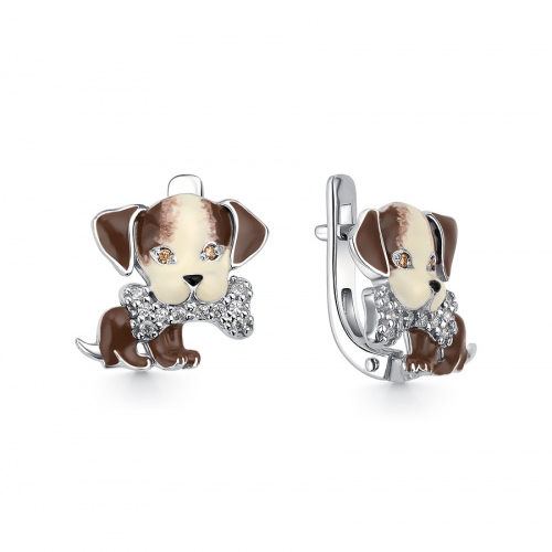 

Серьги из серебра с фианитом DEWI KIDS 901021928, 901021928