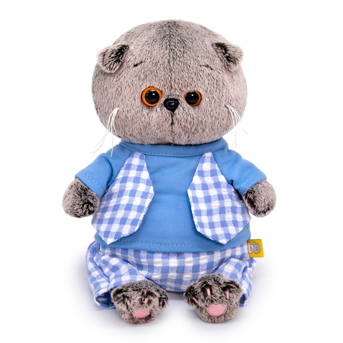 

Мягкая игрушка Басик Baby в голубом костюмчике, 20 см
