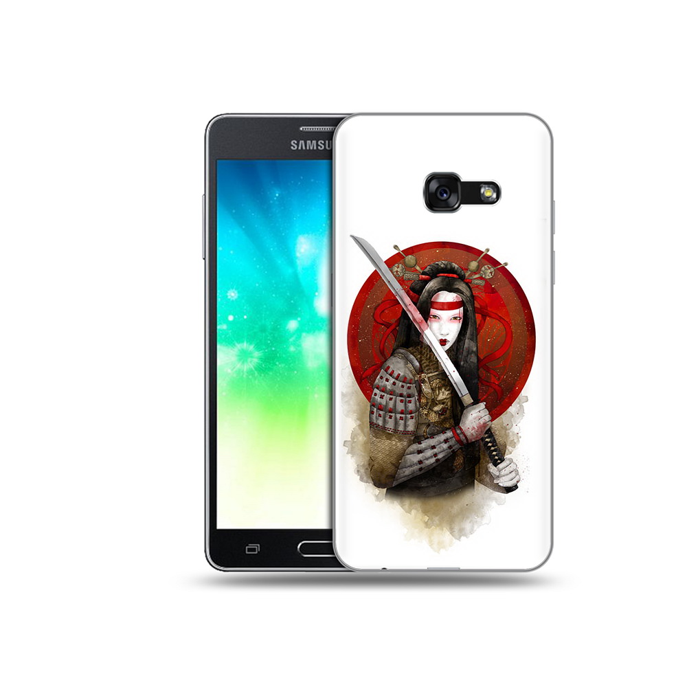 

Чехол MyPads Tocco для Samsung Galaxy A3 (2017) рисованная девушка с катаной, Прозрачный, Tocco