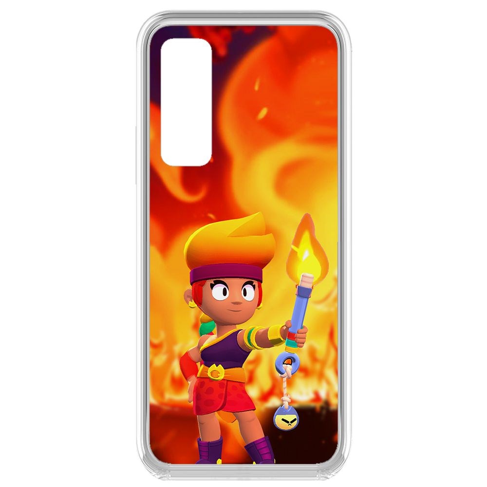 

Чехол-накладка Brawl Stars-Амбер для Vivo Y53s, Прозрачный