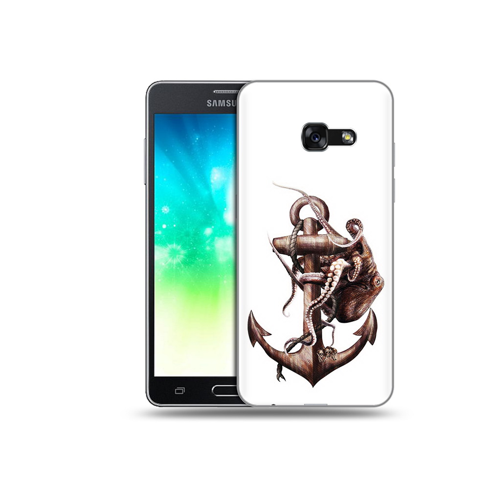 

Чехол MyPads Tocco для Samsung Galaxy A3 (2017) ржавый якорь (PT51197.565.579), Прозрачный, Tocco