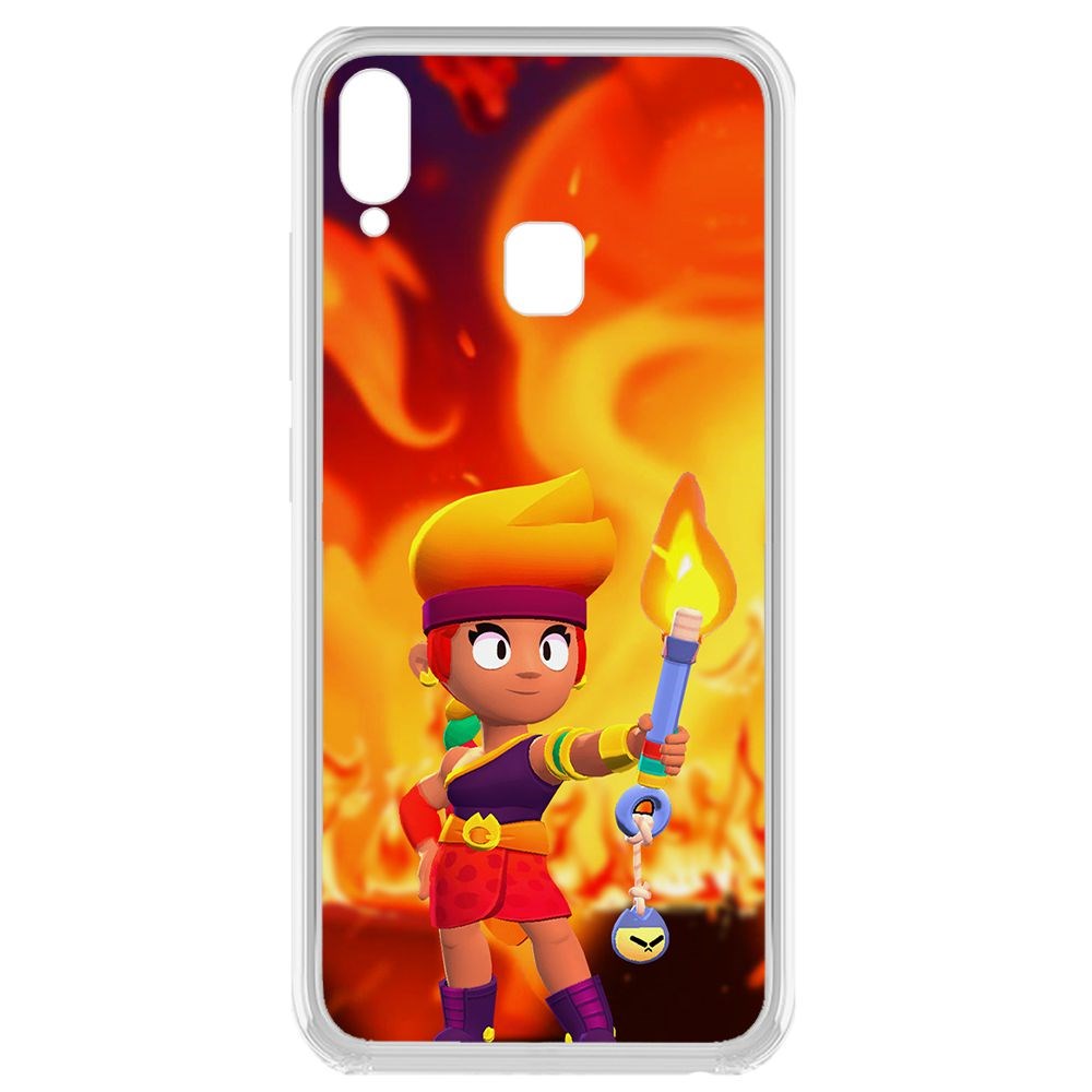 

Чехол-накладка Brawl Stars-Амбер для Vivo Y91i, Прозрачный