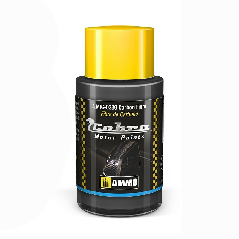 

Акриловая краска Ammo Mig Cobra Motor Углеродное волокно AMIG0339