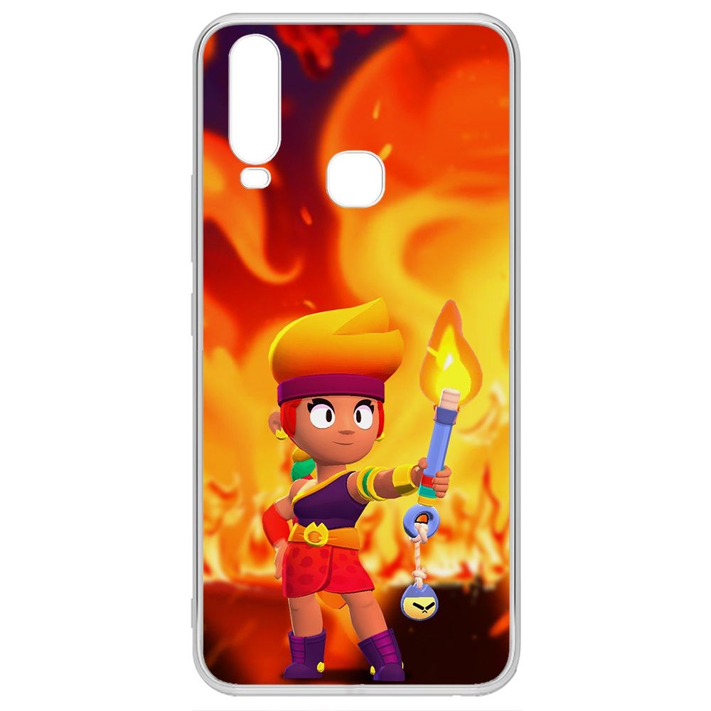 

Чехол-накладка Brawl Stars-Амбер для Vivo Y11, Прозрачный
