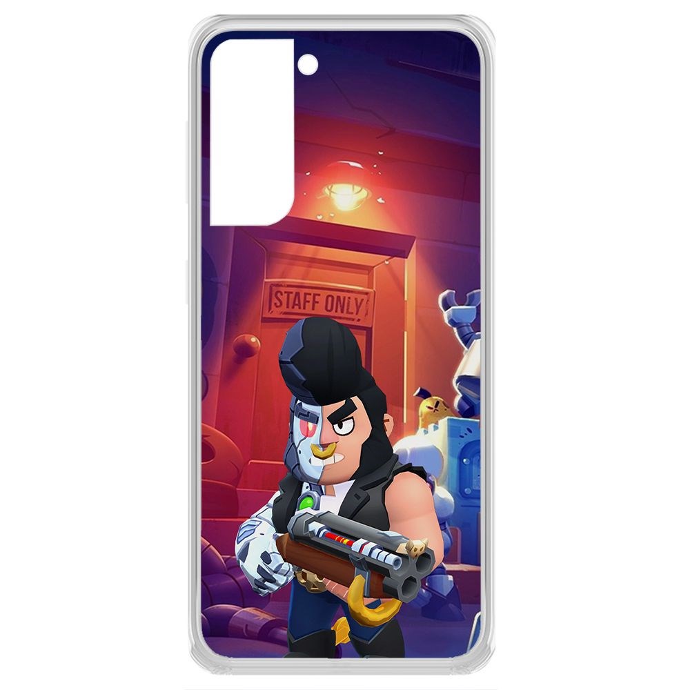 

Чехол-накладка Brawl Stars-Б-800 для Samsung Galaxy S21 (G991), Прозрачный