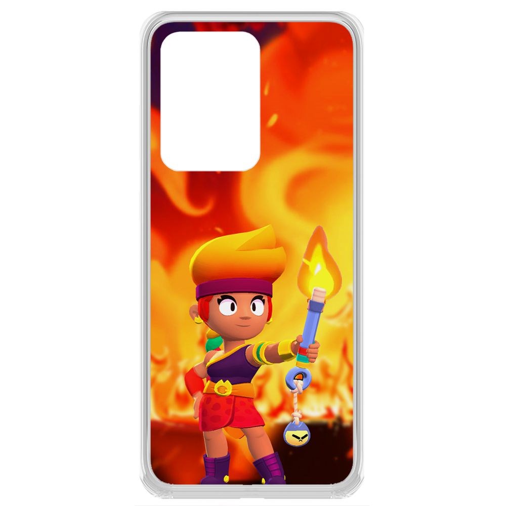 

Чехол-накладка Brawl Stars-Амбер для Samsung Galaxy S20 Ultra (G988)