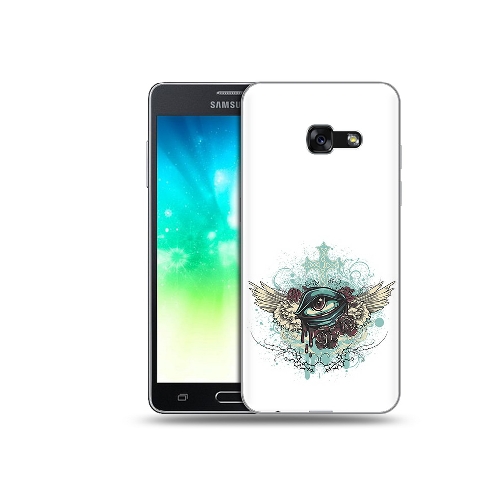 

Чехол MyPads Tocco для Samsung Galaxy A3 (2017) плачущий глаз с крыльями (PT51197.565.544), Прозрачный, Tocco