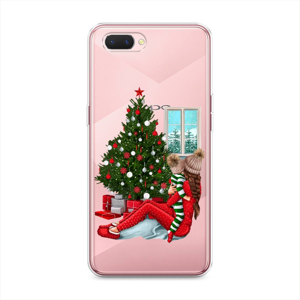 

Чехол на Oppo A3s "Новый год с мамой", Красный;зеленый;голубой, 252050-6