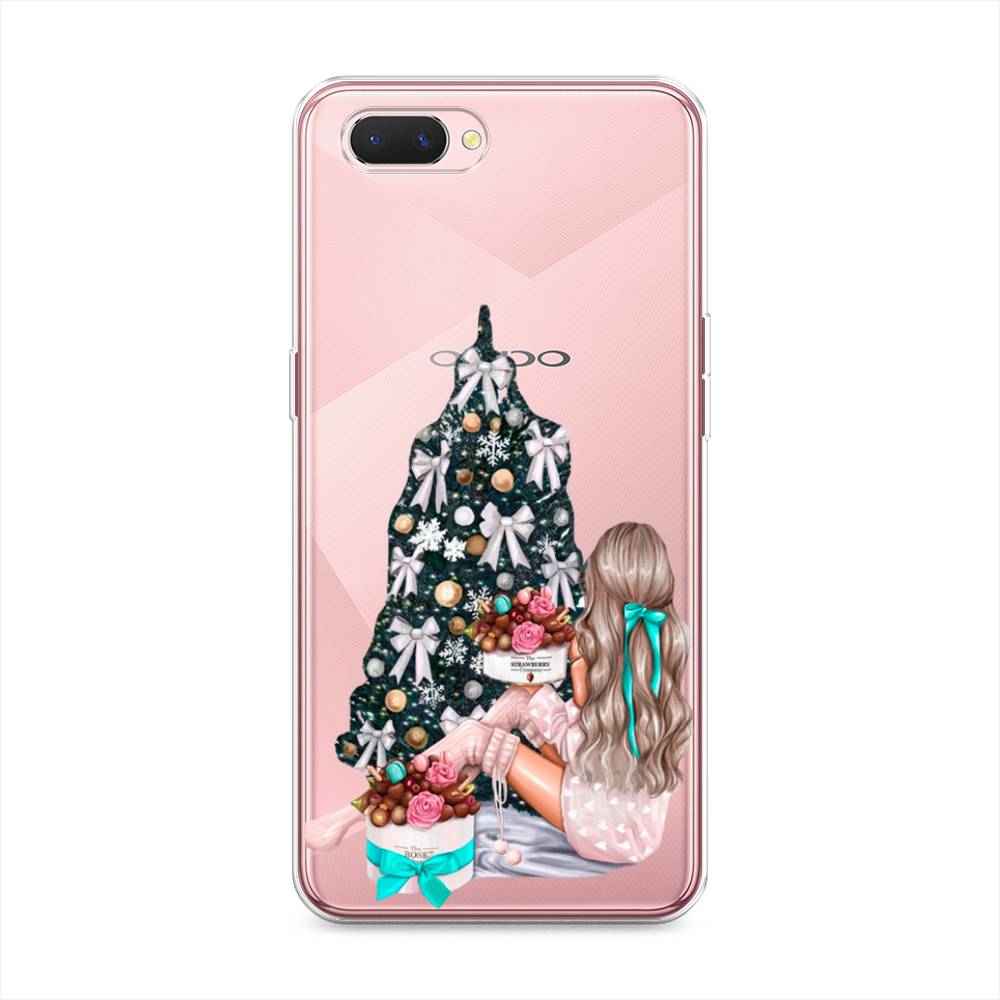 

Чехол на Oppo A3s "New Year", Зеленый;бежевый;голубой, 252050-5